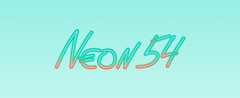 Banni&egrave;re casino Neon54